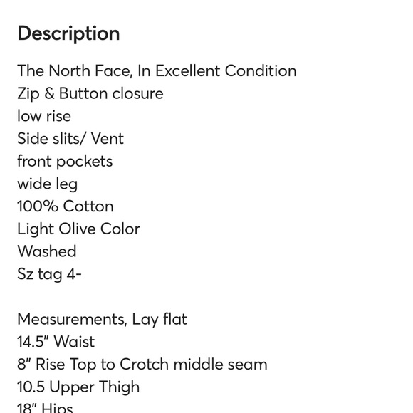 The North Face Wide-Leg Cropped Pants in Light Gray - Picture 6 of 6